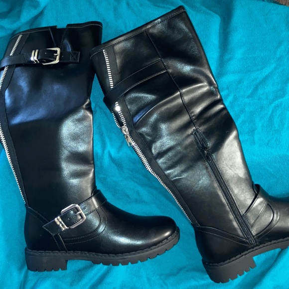 New! Georginna Buckled Flat Boot size 7.5 - Picture 5 of 7